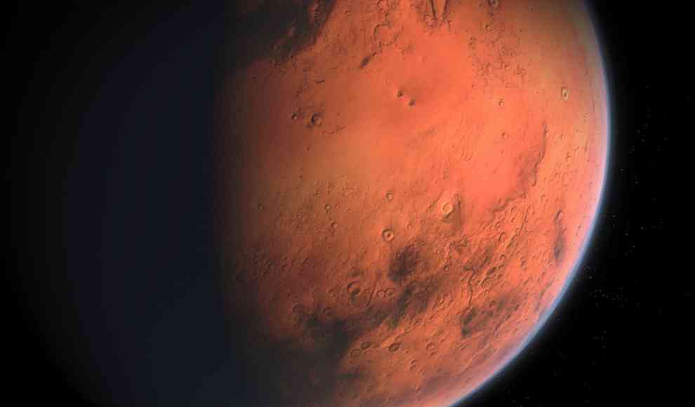 Mars als Reiseziele der neuen Fusionsrakete 
