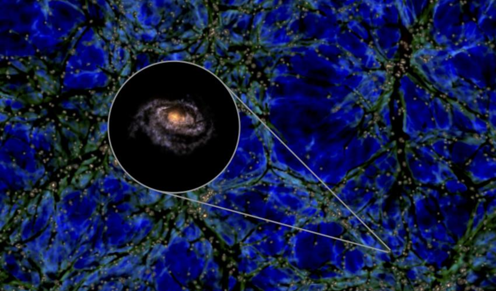 Die Milchstraße ist zu groß für ihre kosmische Nachbarschaft